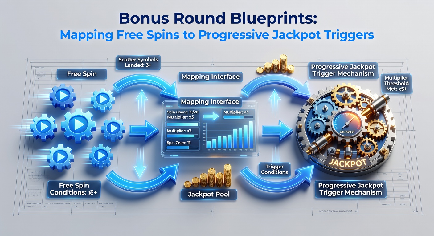 Close-up of slot bonus round interface showing free spin counters and escalating progressive jackpot display