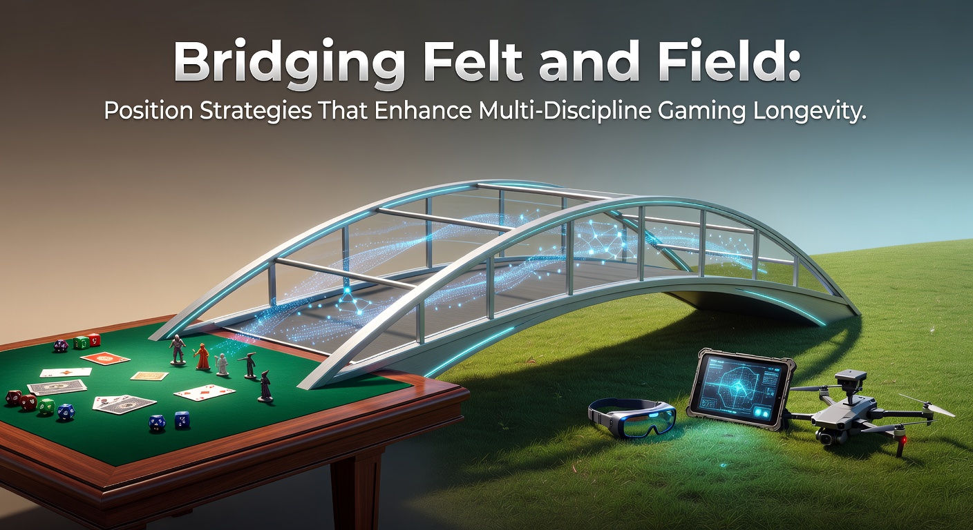 Diagram showing crossover position tactics between casino tables and sports fields to promote longer gaming longevity