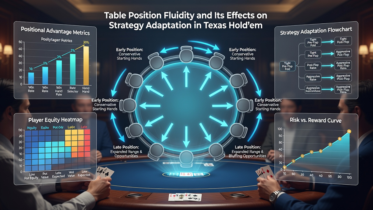 Close-up of poker chips and cards illustrating changing table dynamics
