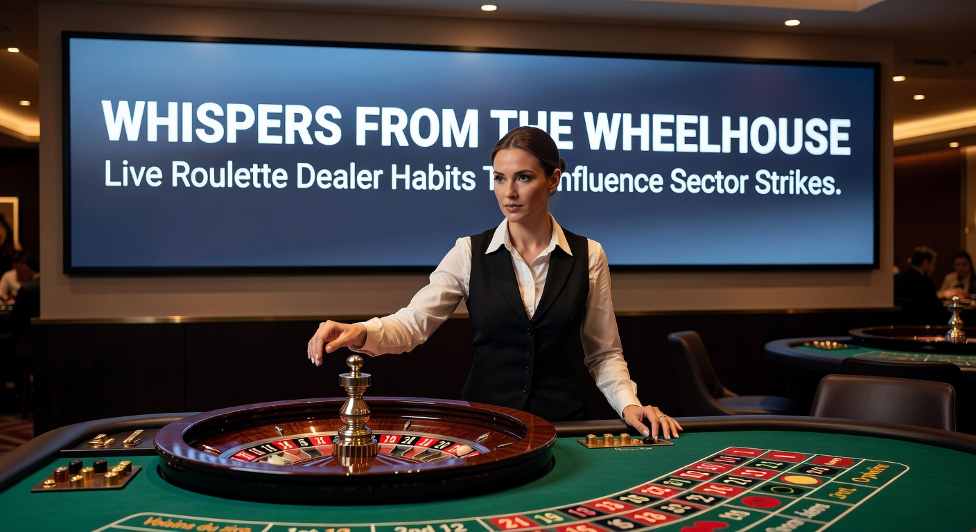 Close-up of roulette wheel sectors with ball resting in a numbered pocket, dealer hands blurred in motion nearby
